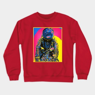 Retro Astronaut Art gift Crewneck Sweatshirt